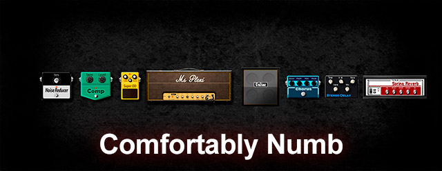 Пресет для ToneLib GFX для соло из композиции Comfortably Numb