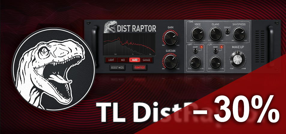 Distortion-плагин с Неукротимым Драйвом | TL DistRaptor