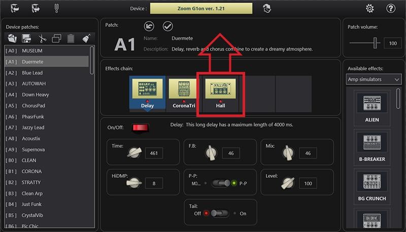 Удаление эффектов из цепочки | TL Zoom